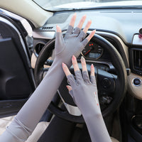 Unisex Ice Silk UV Protection Arm Sleeves for Outdoor Activities