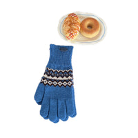 Winter Jacquard Knit Touchscreen Gloves for Men and Women, Thickened Fleece Lined Warm Cold Weather Gloves