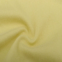 Ribbed Cotton Knit Fabric Soft Elastic Double-Sided Jersey