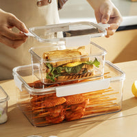 Food Grade Refrigerator Storage Container with Lid for Freezer, Dumplings, Vegetables