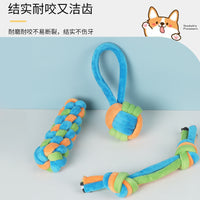 Pet Dog Chew Rope Toy for Teeth Cleaning and Interactive Play