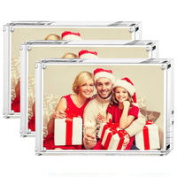 Creative Acrylic Double-Sided Photo Frame with Strong Magnetic Closure
