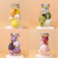 Makeup Sponge Blender Set for Liquid Foundation and Powder - Gourd, Teardrop, and Beveled Shapes