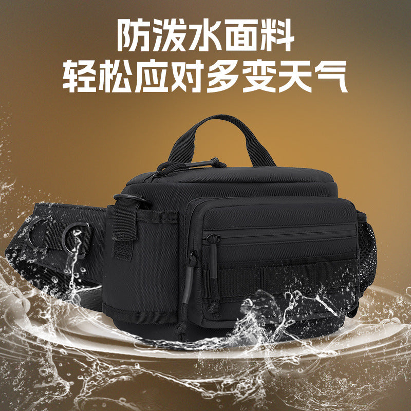 Multi-functional Fishing Lure Bag Chest Waist Shoulder Crossbody Rod Tackle Pack