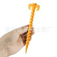 Portable Plastic Tent Stakes for Outdoor Camping and Canopies