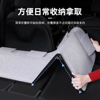 Car Back Seat Extension Board for SUV Trunk Sleeping, Foldable Single/Double Car Mattress Head Protection
