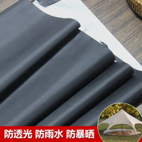 190T Taffeta Black Glue Coated Silver Full Shading Outdoor Canopy Rainproof Sunshade Tent Beach Shelter