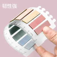 Morandi Transparent PET Index Sticky Notes Set