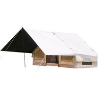 Inflatable Pop-Up Camping Tent with Awning for 4 People, Waterproof Portable Luxury Travel Tent