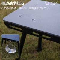 Portable Ultralight Folding Camping Stool with Aluminum Alloy Seat for Outdoor Fishing