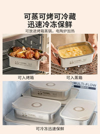 Modern House 316L Stainless Steel Food Storage Container with Vacuum Lid for Steaming, Freezing, and Meal Prep