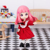 OB11 Lolita Dress Set for 1/12 BJD Dolls and GSC Nendoroid Figures, Doll Clothes Accessories
