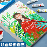 4K 8K A3 A4 16K Gouache Paper for Beginners and Art Students, 160gsm, 50 Sheets