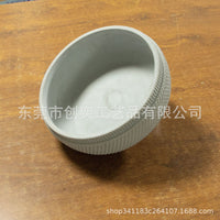 Concrete Outdoor Planter Pot for Succulents Moss Green Plants