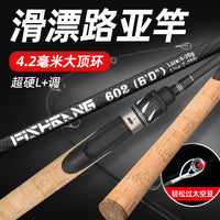 Black Warrior II 4.2 Large Diameter Carbon Fiber Lure Rod Set with Spinning Reel and Accessories