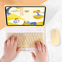 Keyboard Case for iPad Mini 6/7 8.3-inch with Pencil Holder, Detachable Bluetooth Keyboard