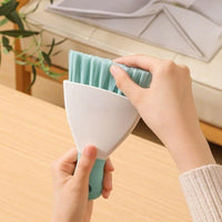 Mini Desktop Cleaning Set with Dustpan and Brush for Home and Pet Messes