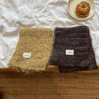 Color Block Knitted Scarf for Autumn/Winter - Stylish & Warm Neck Protection