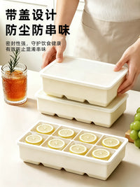 Ice Cube Tray Food Grade Soft Silicone Ice Making Mold Large Square Ice Cube Maker