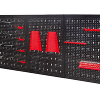 Steel Pegboard Wall Organizer with Hooks for Tools and Supplies