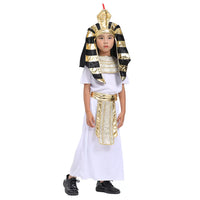 Kids' Egyptian Pharaoh Costume Set for Halloween & Stage Performances