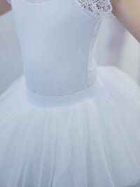 Girls' Tulle Ballet Skirt Layered Dance Performance Tutu