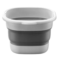 Foldable Foot Spa Basin with Massage Rollers for Home and Travel, Portable Foot Soaking Tub for Calf Height