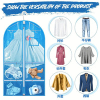 Kids Garment Bag with Multiple Pockets for Dance Costumes & Dresses