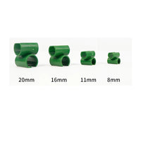 50-Pack Plastic-Coated Steel Plant Support Stakes for Climbing Vines, Flowers, and Vegetables