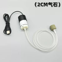 Quiet USB Rechargeable Aquarium Air Pump for Fish Tank Portable Oxygenator for Fishing