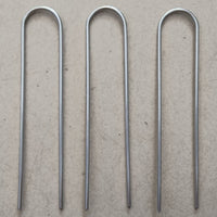 Galvanized Steel U-Shaped Garden Staples for Landscape Fabric and Weed Barrier