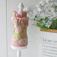 Chinese Style Pet Cheongsam Dress for Dogs and Cats - Princess Tang Suit for Teddy, Bichon