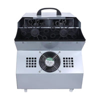 Dual-Wheel Automatic Bubble Machine for Stage Performances, Weddings, and Events with Remote Control