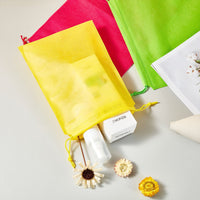 Non-Woven Drawstring Storage Bags for Shoes & Toys, Dustproof, Customizable Logo