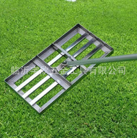 Stainless Steel Golf Course Leveling Rake for Lawn and Garden Soil