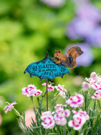 Creative Cartoon Squirrel Hedgehog Iron Art Plant Pot Decor Garden Stakes