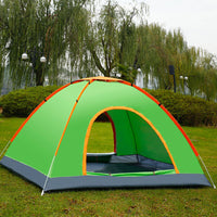 Automatic Pop-Up Camping Tent for 2-4 People, UV Protection, Waterproof, Outdoor Beach Shelter