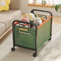 Large Capacity 4-Wheel Rolling Storage Cart for Toys and Sundries