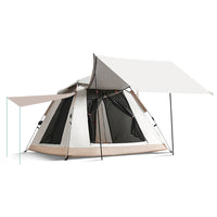 Automatic Pop-Up Camping Tent with Rainfly, Portable Folding Outdoor Shelter for Hiking and Backpacking