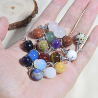 Natural Crystal Agate Witch Hat Pendant for DIY Jewelry Making