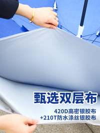 Outdoor Patio Umbrella with UV Protection, Commercial Grade Sunshade for Market Stalls and Gardens