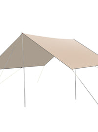Outdoor Camping Tarp Shelter Sunshade with UV Protection and Waterproof Coating