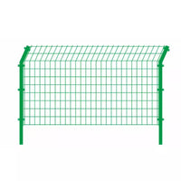 Photovoltaic Farm Fence, Reservoir Orchard Enclosure, Anti-Rust Plastic-Coated Double Wire Mesh Security Barrier