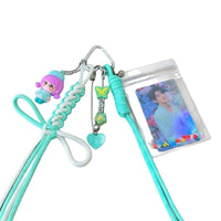 Idol Support Star River Backpack Charm Keychain with Photos