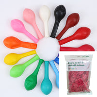 Assorted Latex Balloons for Birthday Parties and Decorations - 5, 10, 12, 18-inch Packs