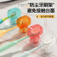 Portable Toothbrush Head Cover Set with Ventilation Holes, Dustproof Travel Toothbrush Holder Case