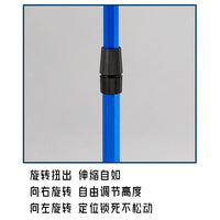 Telescopic Aluminum Alloy Fishing Landing Net with Silicone Mesh for Lure Fishing