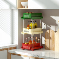 Desktop Storage Organizer with Multi-layer Drawers for Office and Kitchen