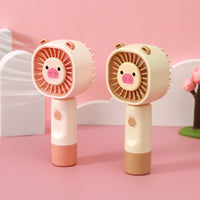 Portable USB Rechargeable Handheld Mini Fan for Outdoor and Desktop Use