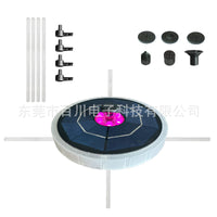 Solar Fountain Pump with RGB Lights for Outdoor Ponds, Bird Baths, and Garden Decoration